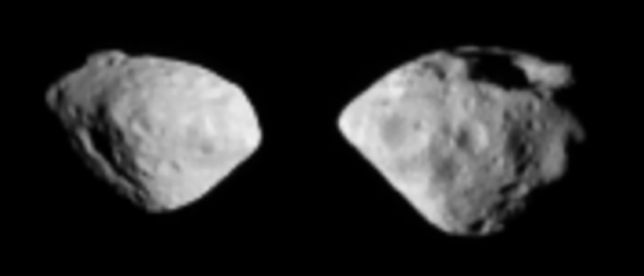 Asteroid Steins, aufgenommen von Rosetta