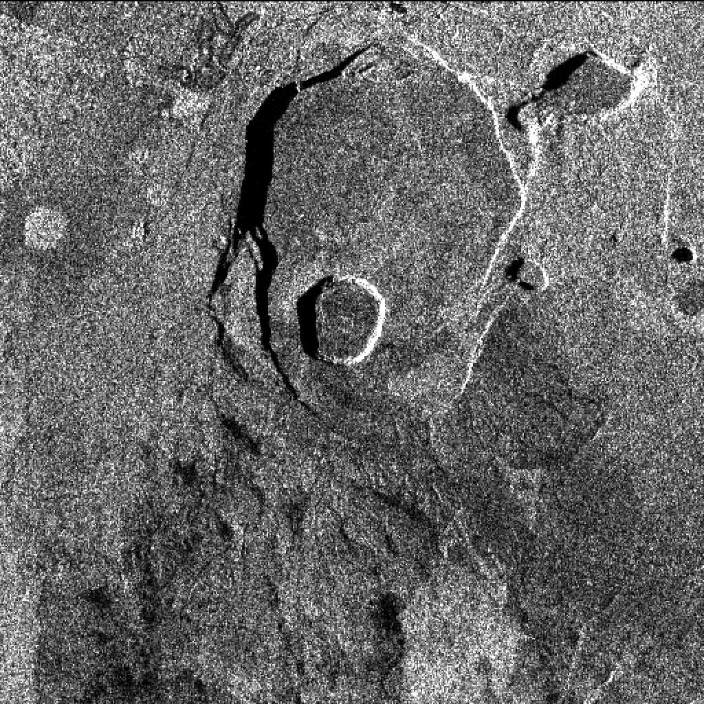 Vulkan Kilauea auf Hawaii, Radarbild