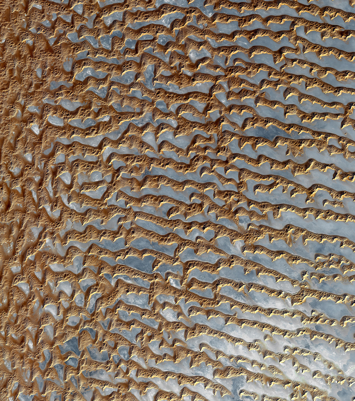 Wüste Rub' al Khali auf der arabischen Halbinsel