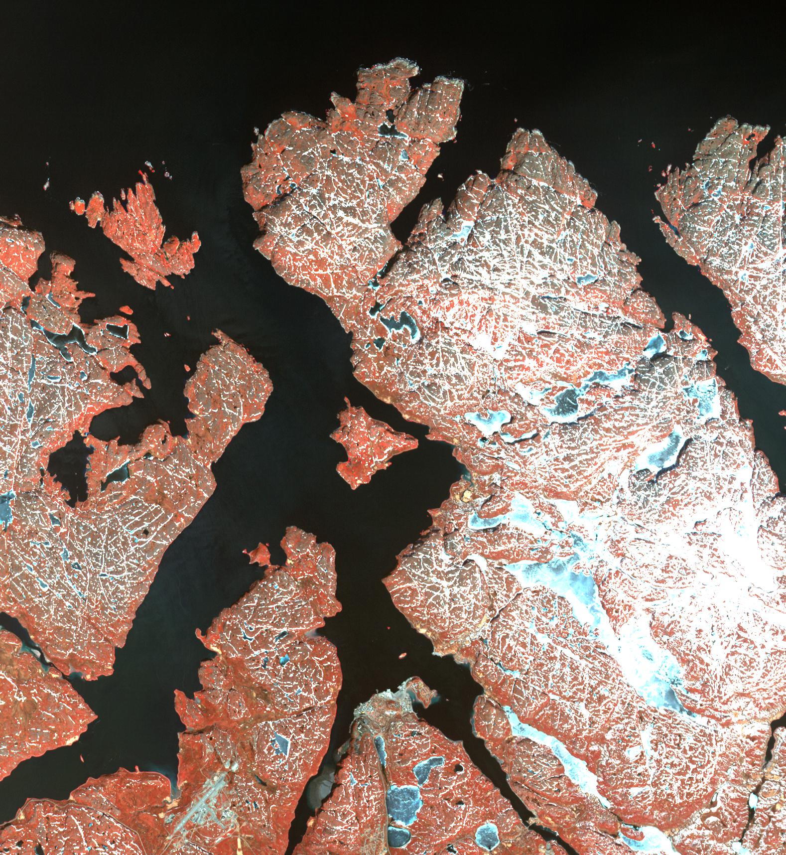 Kirkenes im Norden Norwegens bei 69,7° N und 30° O