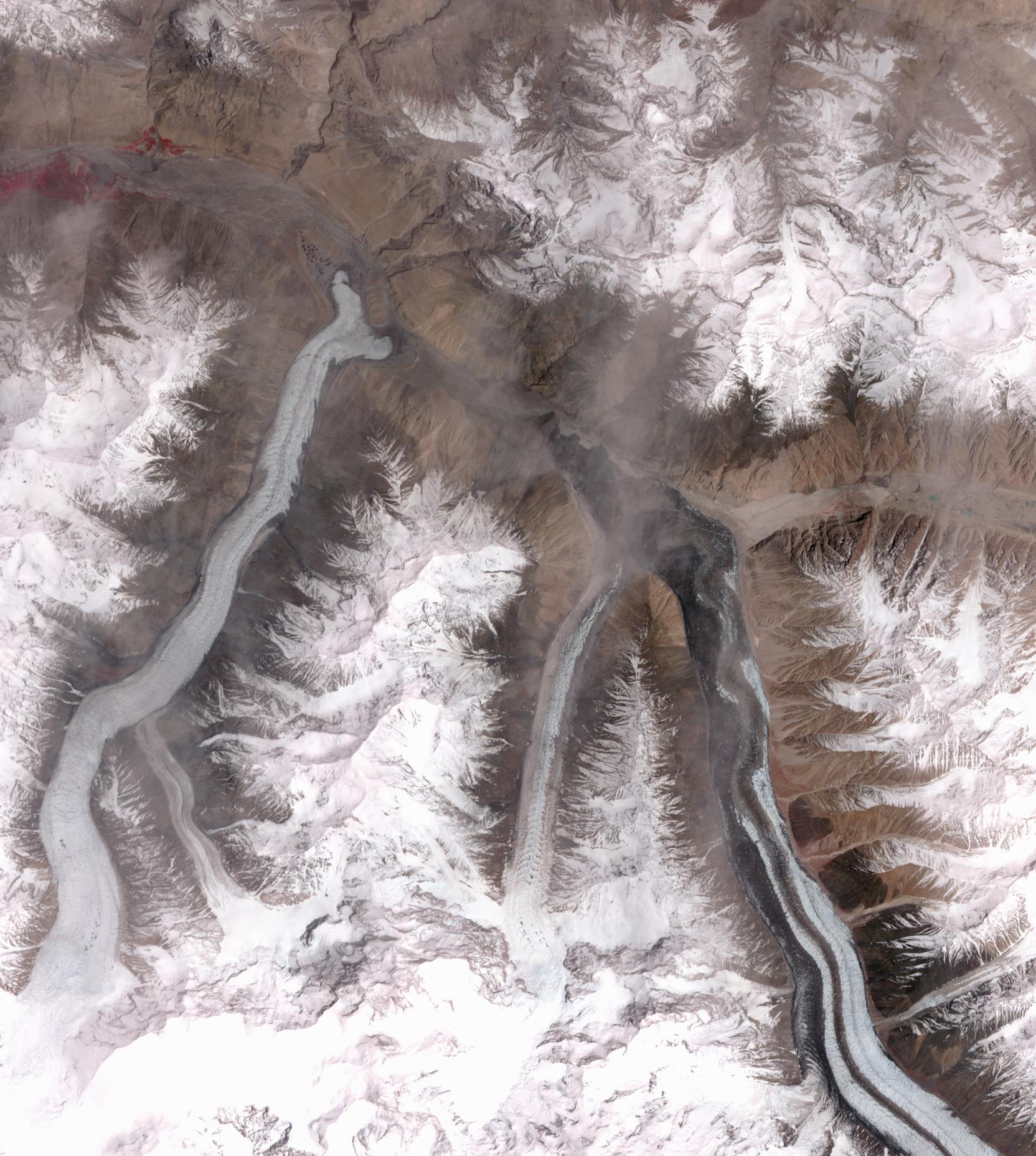 Gletscher Khurdopin in Pakistan