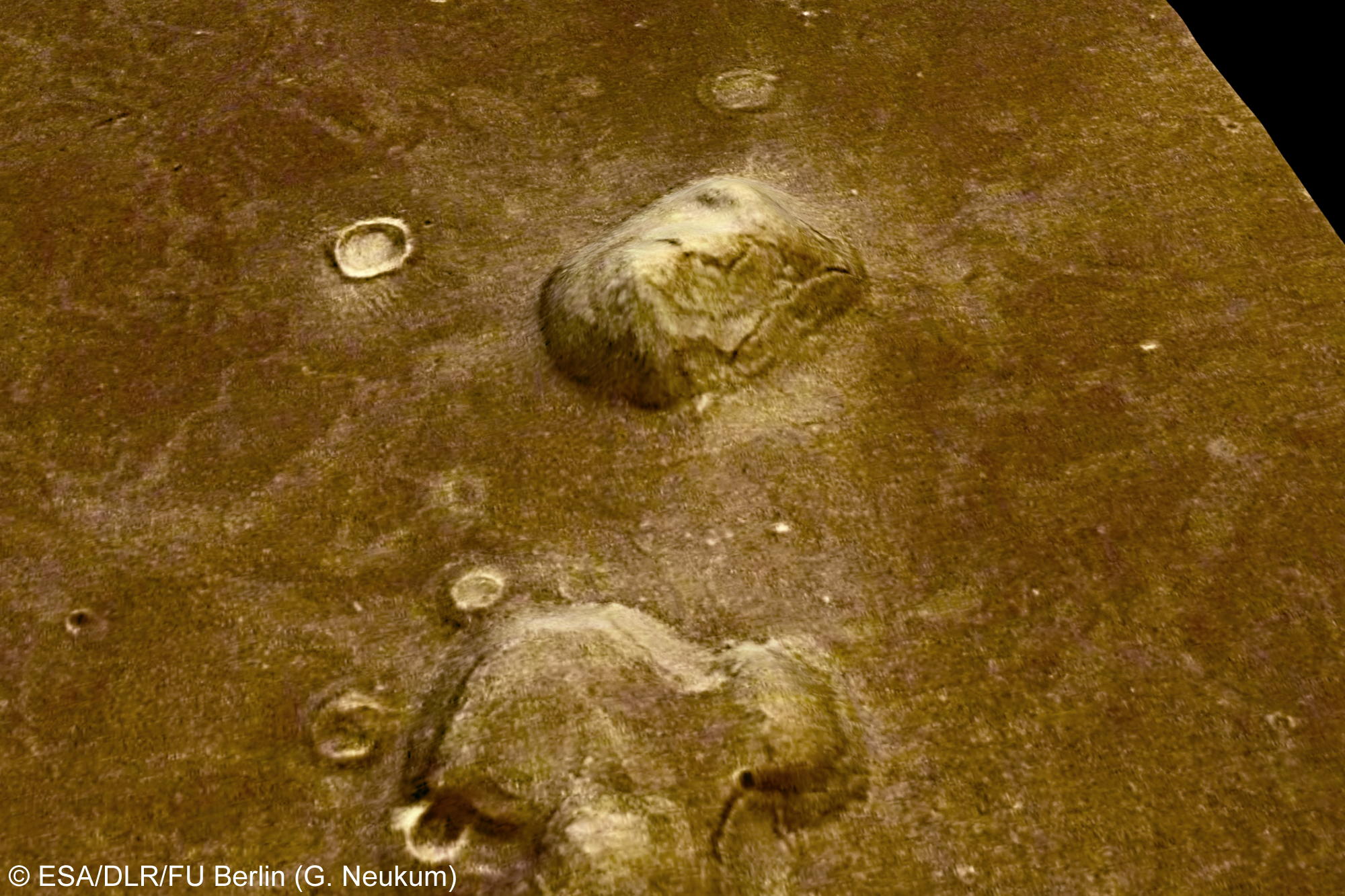 "Marsgesicht" und unmittelbare Umgebung bei 41° N und 350° O