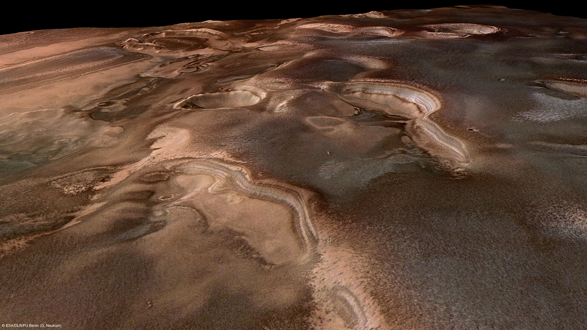 Teil der Region Ulyxis Rupes im Südpolgebiet